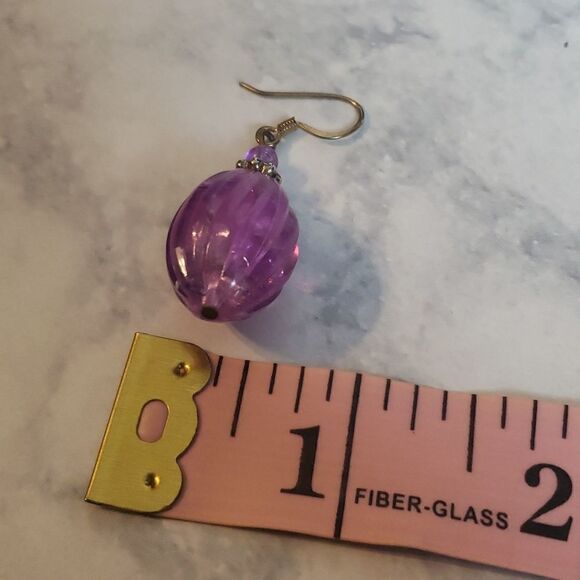 Purple Earrings - Picture 3 of 3